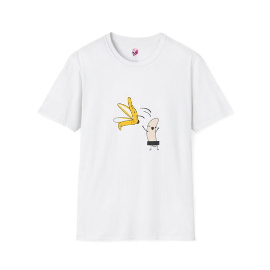 Whimsical Banana T-Shirt, Fun Gift, Unisex Tee, Cute Graphic Tee, Casual Wear, Summer Style, Playful Outfit