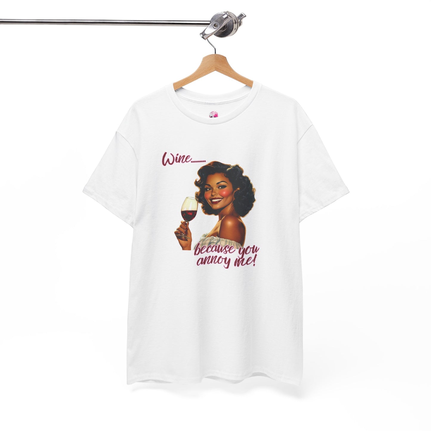 Wine Unisex Heavy Cotton Tee