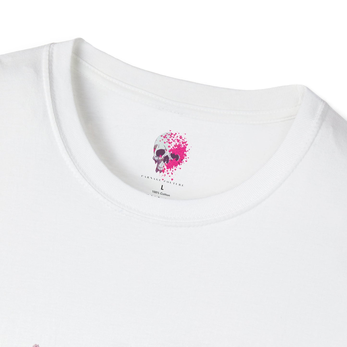 Floral Heart Unisex T-Shirt | Softstyle Tee for Floral Lovers | Perfect Gift for Birthdays, Anniversaries, or Casual Wear