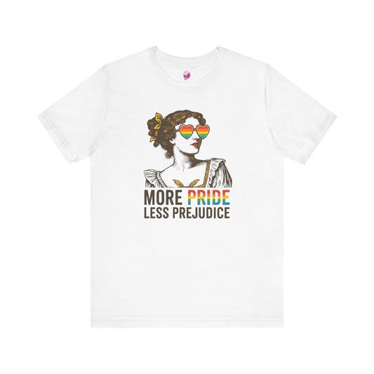 Pride Quote Tee - More Pride Less Prejudice Unisex Jersey Short Sleeve T-Shirt, LGBTQ+ Pride Apparel, Comfortable Casual Wear, Gift [...]