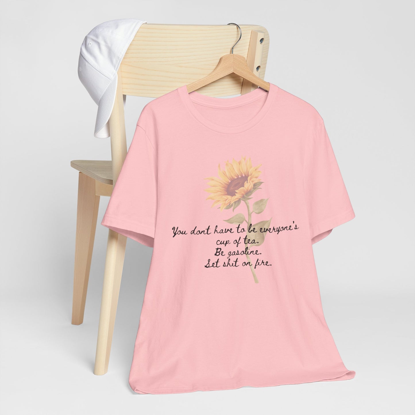 Sunflower Quote Tee - Stylish Unisex T-Shirt, Inspirational Gift, Nature Lover's Casual Wear, Summer Vibes, Perfect for Birthdays