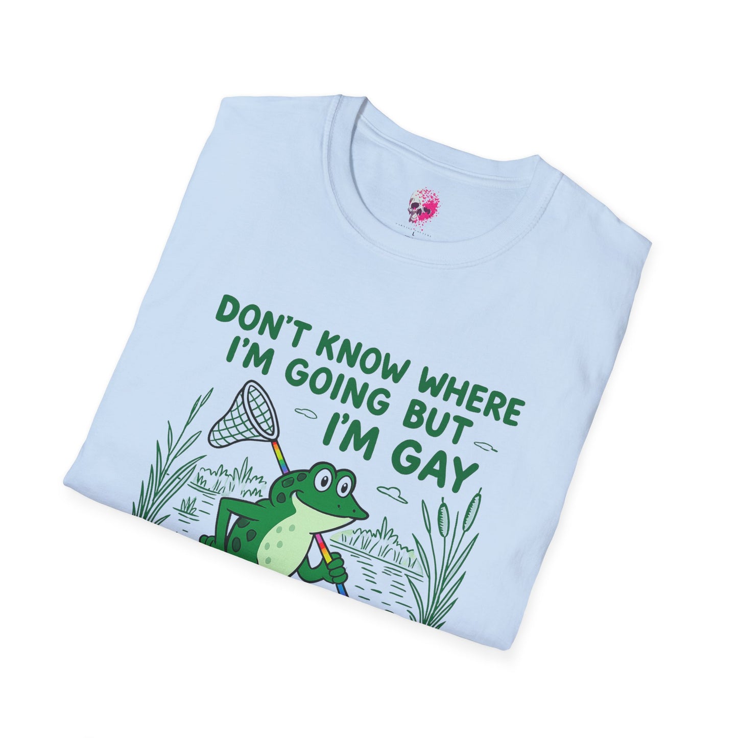 Playful Frog LGBTQ+ Unisex T-Shirt, Funny Tees for Pride Month, Gift for Friends, Casual Wear, Summer Fashion, Nature Lovers