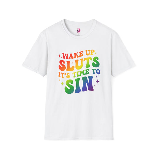 Rainbow Statement T-Shirt - Fun and Bold Graphic Tee, LGBTQ+ Pride Wear, Casual Summer Outfit, Party and Event Shirt, Gift for Friends