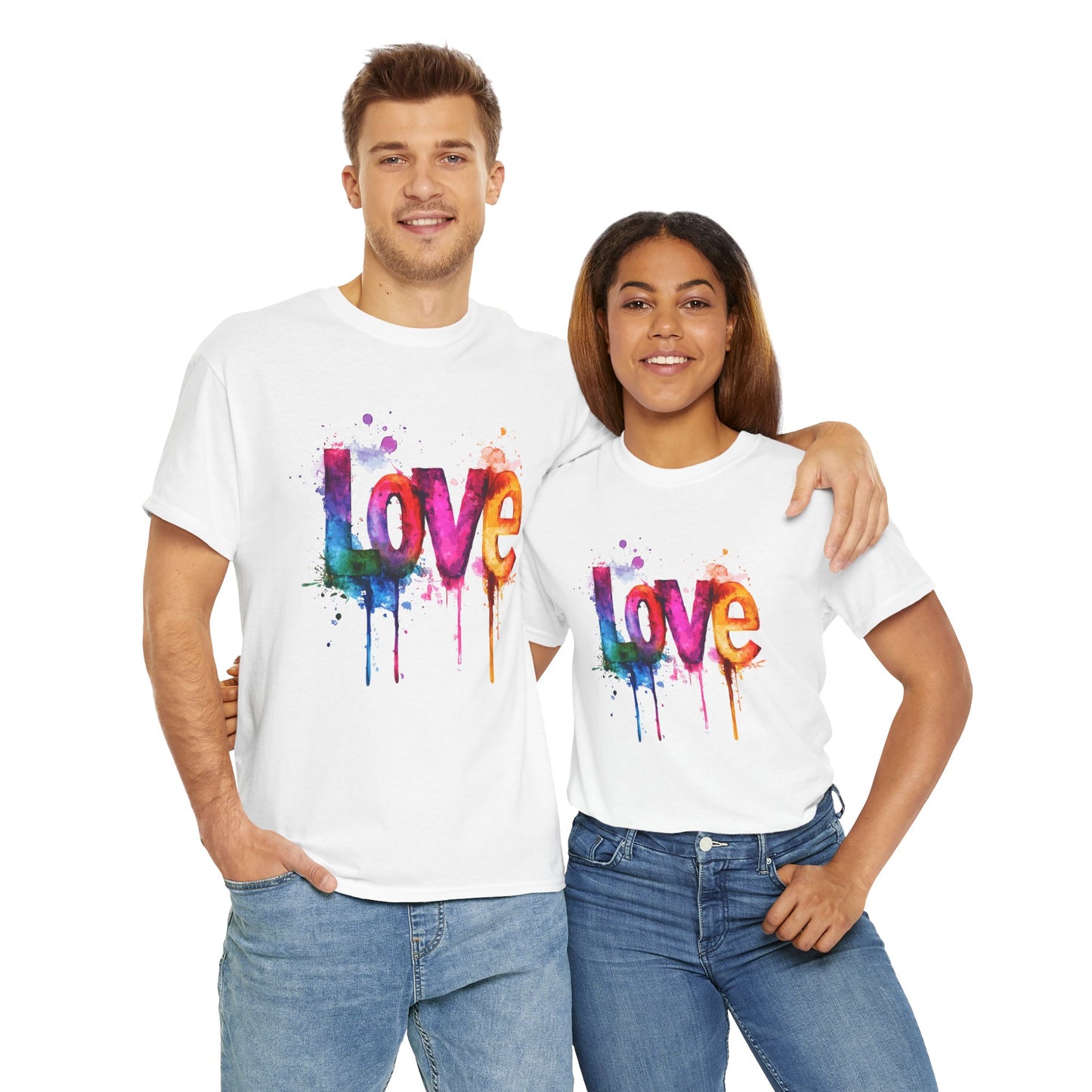 LOVE Unisex Heavy Cotton Tee