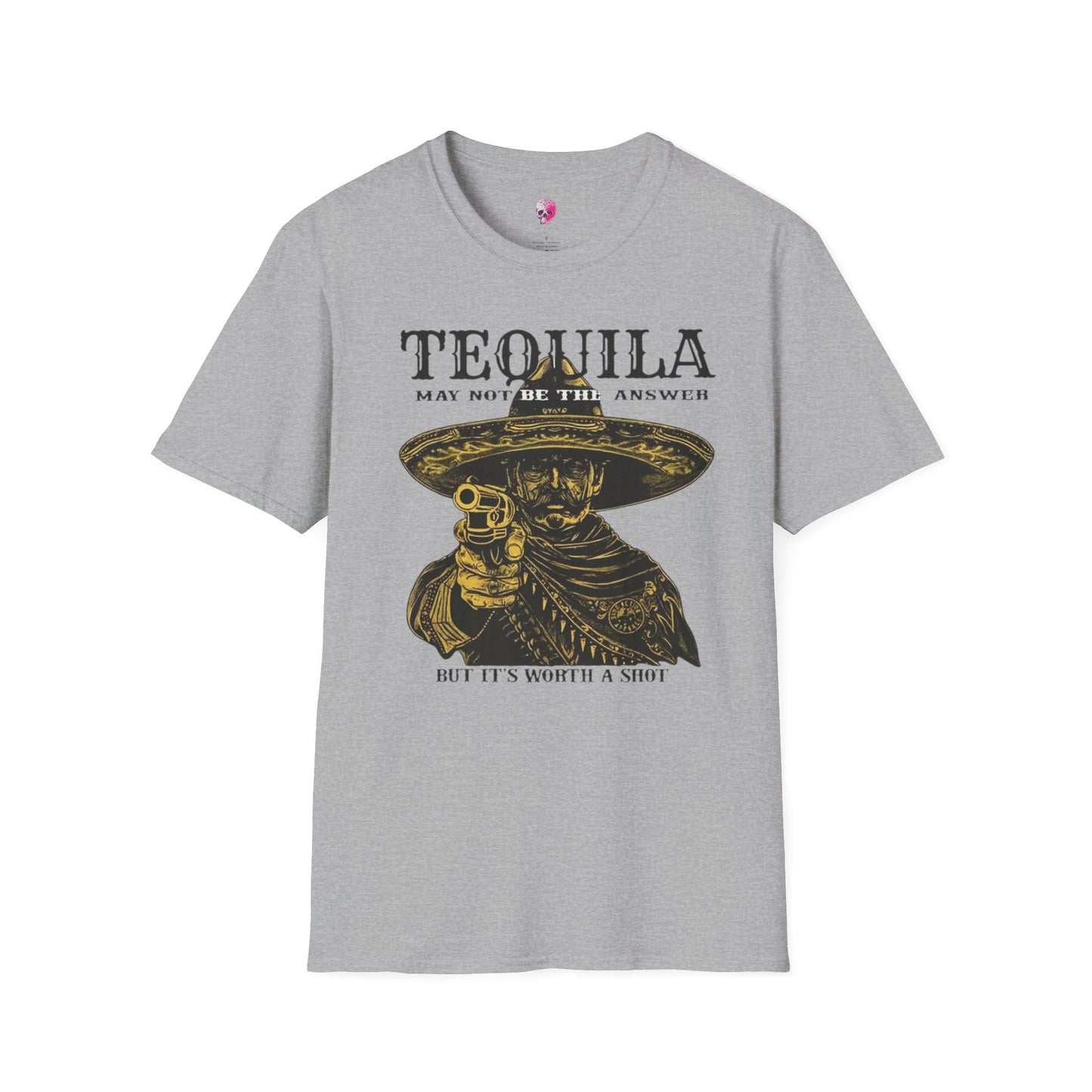 Tequila Themed Unisex T-Shirt, Funny Drinking Shirt, Gift for Tequila Lovers, Party Apparel, Casual Wear, Summer Top
