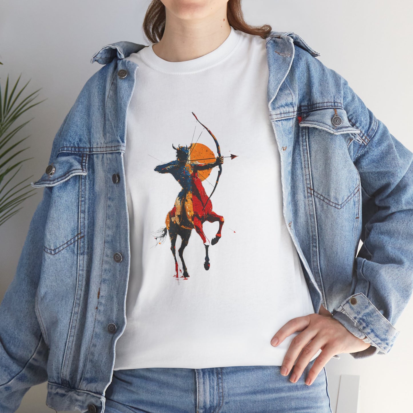 Sagittarius Unisex Heavy Cotton Tee