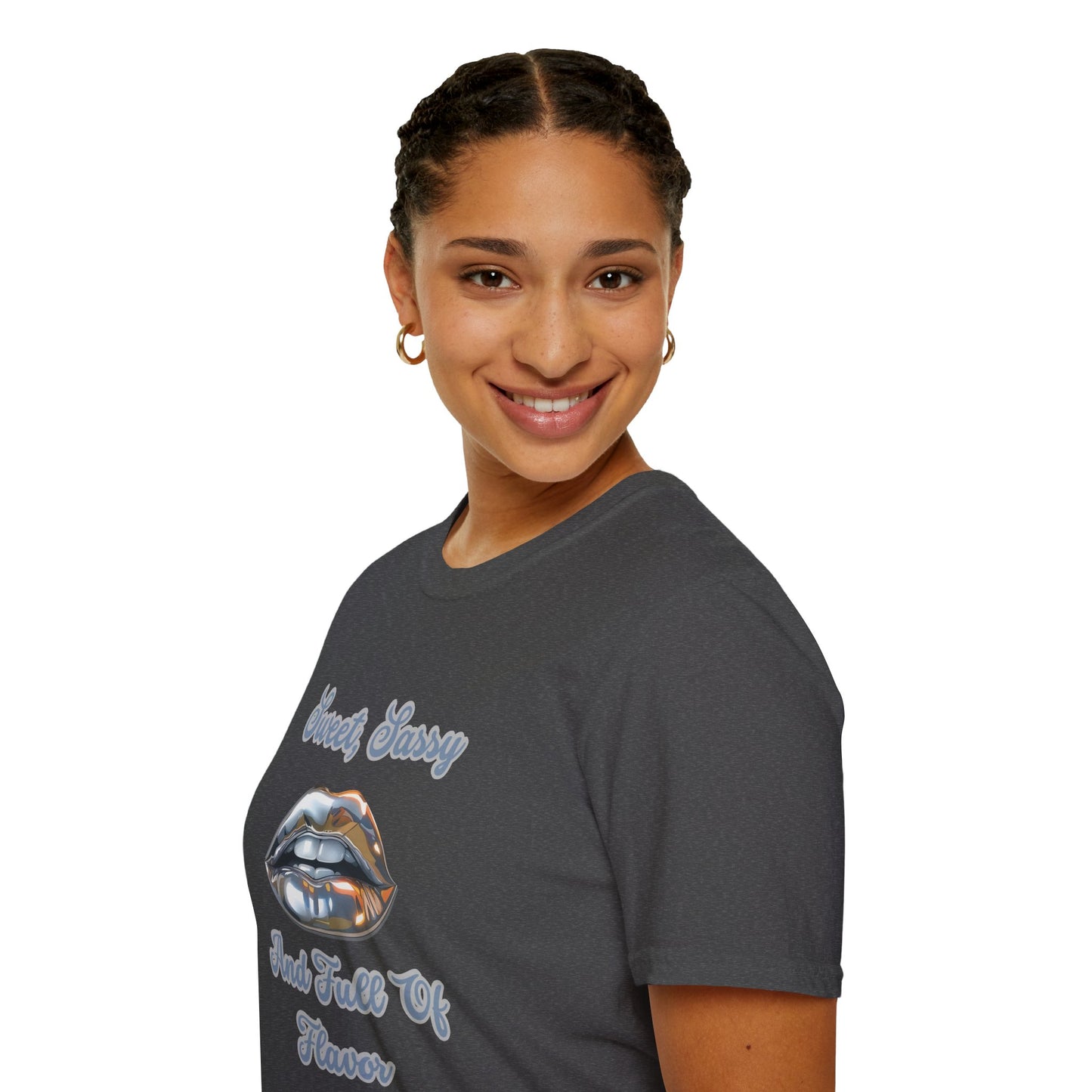 Sweet, Sassy, and Full of Flavor T-Shirt | Trendy Graphic Tee for Confident Individuals, Gift for Birthdays, Casual Wear, Summer [...]