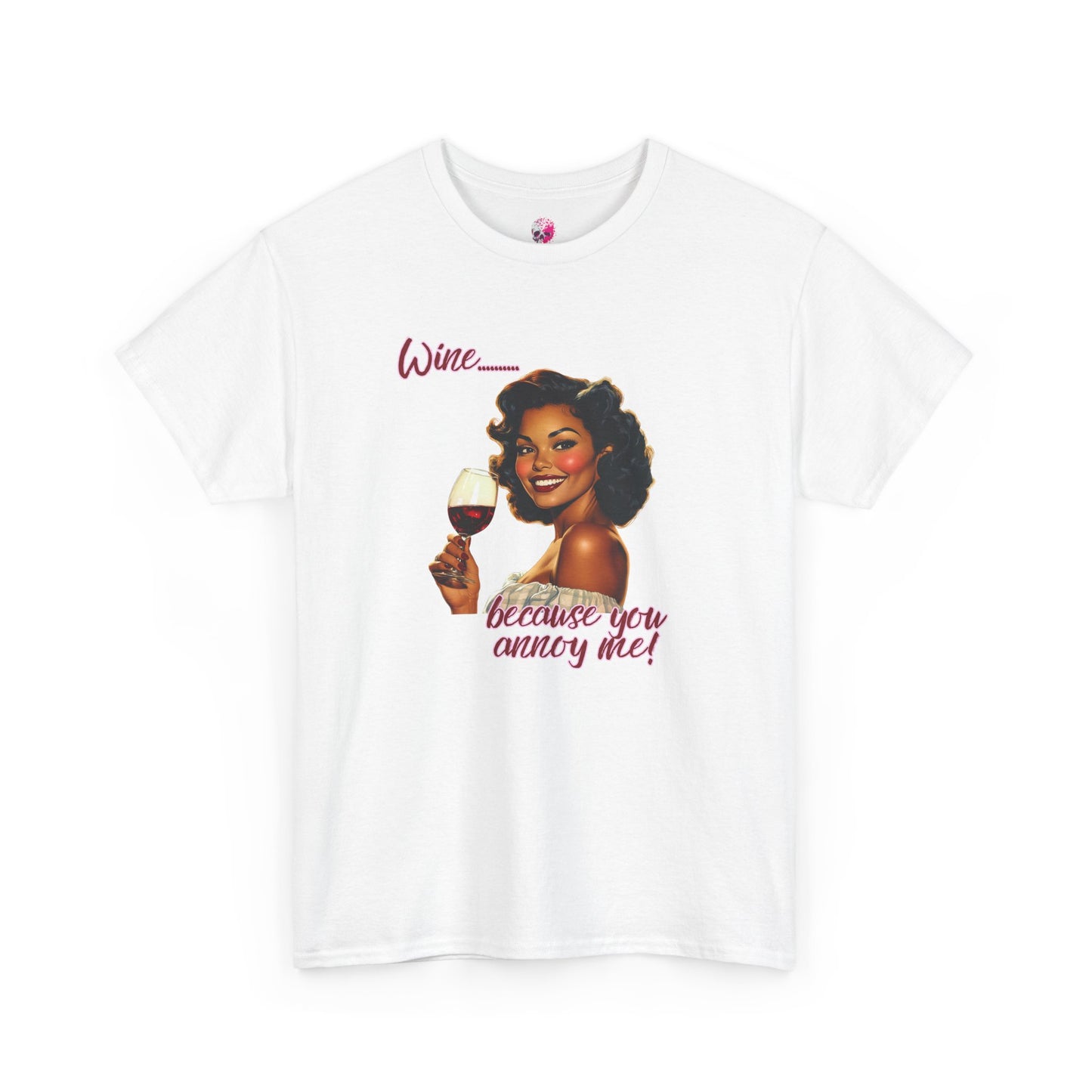 Wine Unisex Heavy Cotton Tee