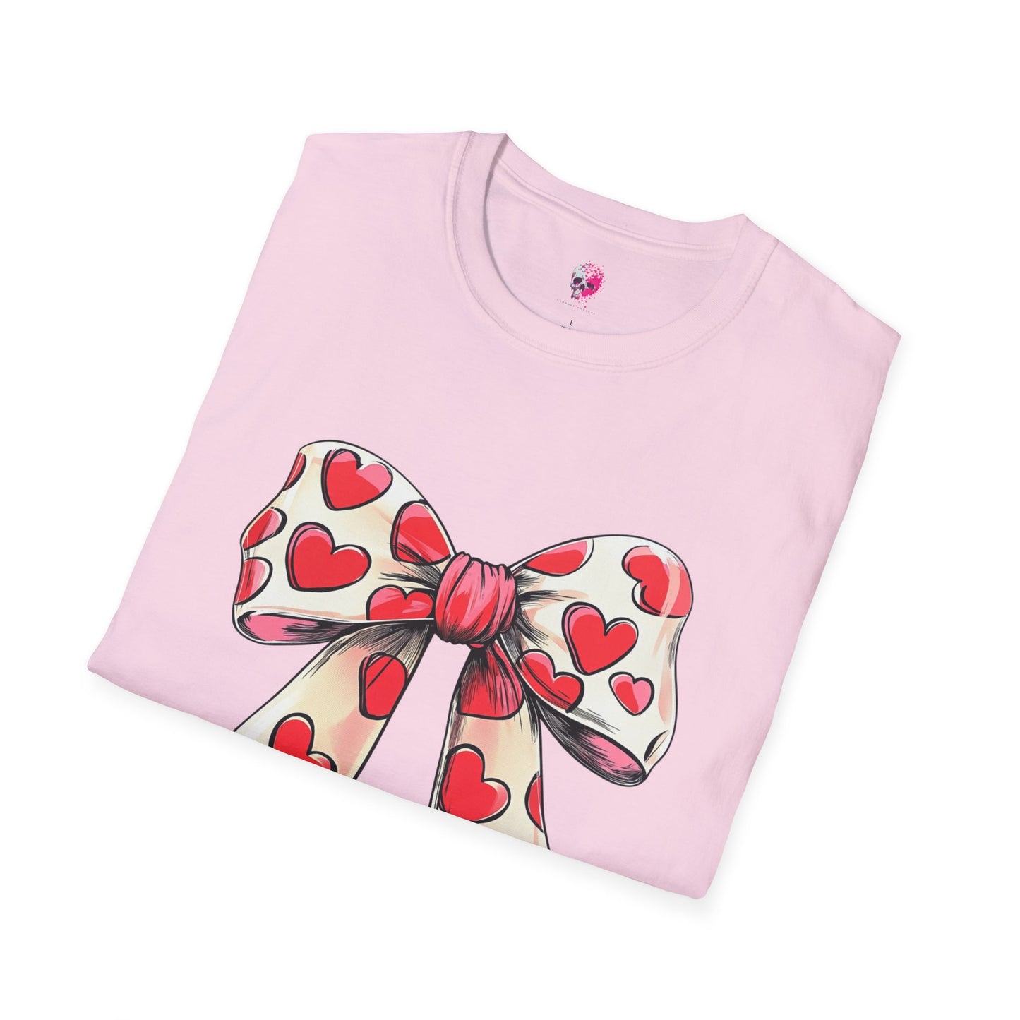 Heart Bow Unisex Softstyle T-Shirt