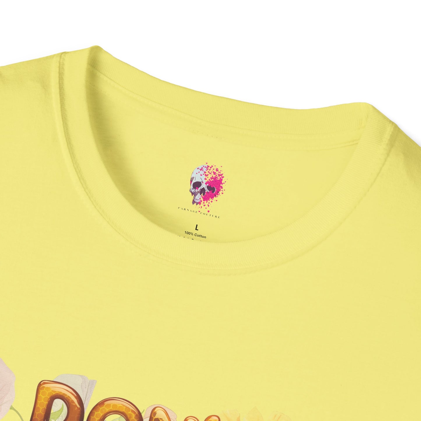 Bee T-Shirt - 'Don't Be Judgy' Floral Design